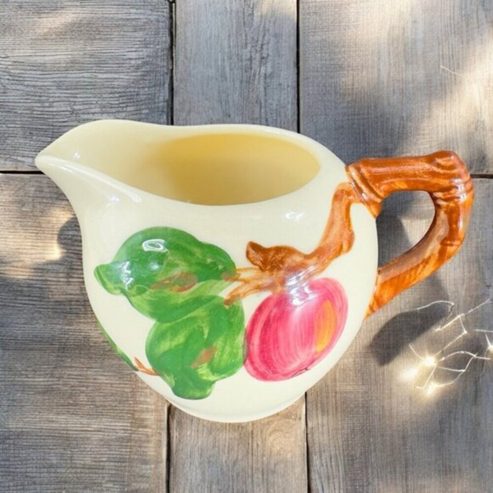 Vintage Franciscan Apple Creamer Pitcher Made in California Ceramic Old Mark VTG